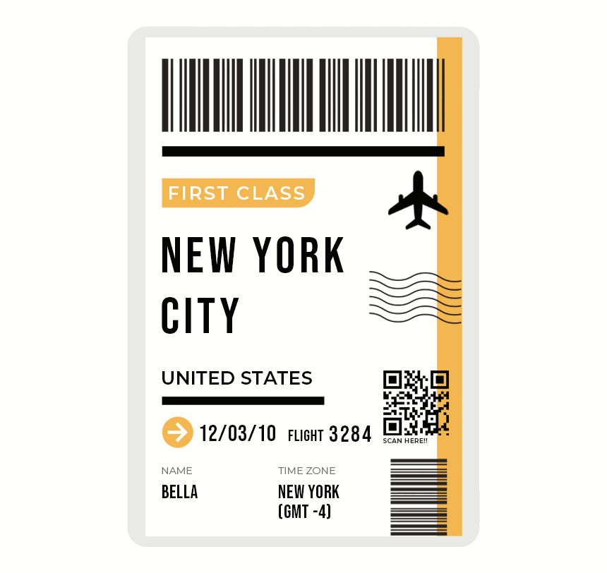 ソンチャン BOARDING PASS トレカ Travel Wedding Escort Cards, Boarding Pass Ticket (DIY Printable